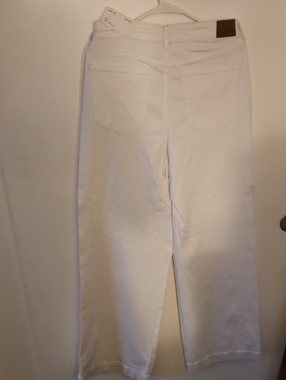 American Eagle Outfitters White Wide Leg Jeans